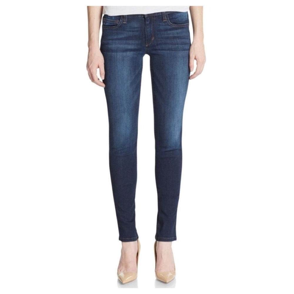 Joe's Jeans Slim Skinny Mid-Rise in Deep Indigo